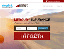 Tablet Screenshot of mercuryquote.net